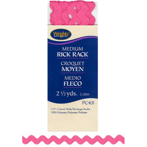 Bright Pink Medium Rick Rack 117401-0022