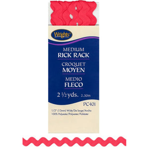 Red Medium Rick Rack 117401-0065