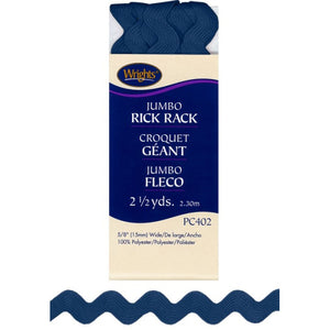 Navy Jumbo Rick Rack 117402-0055