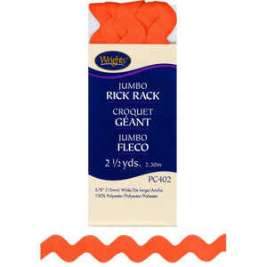 Orange Jumbo Rick Rack 117402-0058