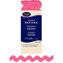 Candy Pink Jumbo Rick Rack 117402-0216