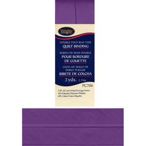 Purple Double Fold Bias Tape Quilt Binding 117706-0064