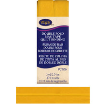 Yellow Double Fold Bias Tape Quilt Binding 117706-0079