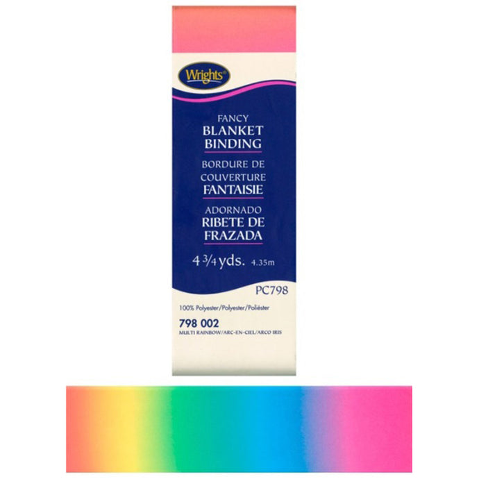 Rainbow Fancy Blanket Binding 117798-0002