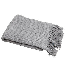 Gray Soft Waffle Throw Blanket 1178763