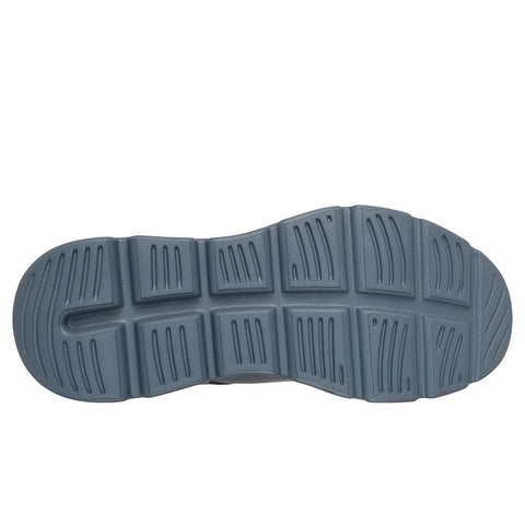Sole of Skechers men's Slip-ins BOBS Sport Arc Waves - Slick Turn shoe in charcoal