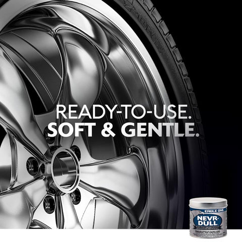 Polished car tire rims
