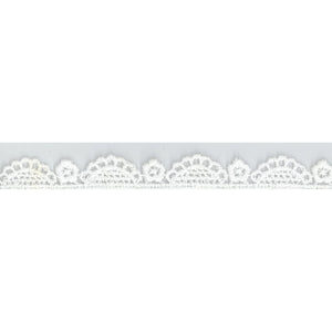 white, 3/8 Inch Venice Lace Trim TRM01