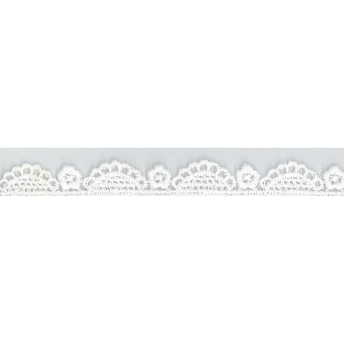 white, 3/8 Inch Venice Lace Trim TRM01