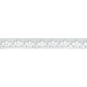 white, 3/8 Inch Venice Lace Trim TRM02