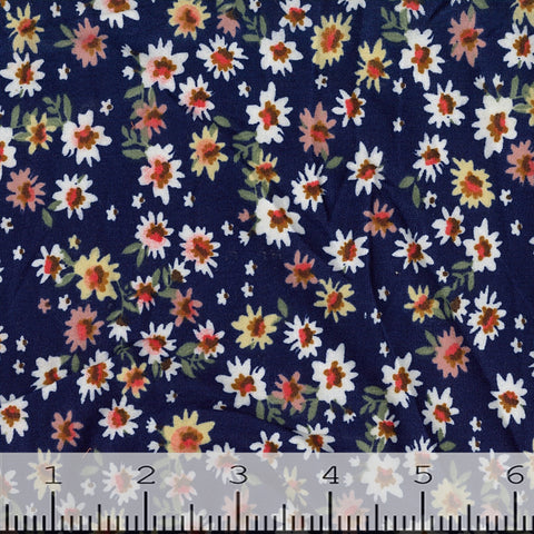 DTY Brushed Floral Print Fabric FA15700