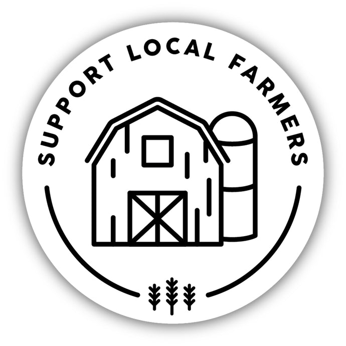 Support Local Farmers Stickers 1208-LSTK