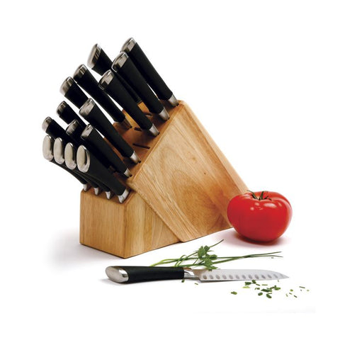 16 Slot Hardwood Knife Block 1210