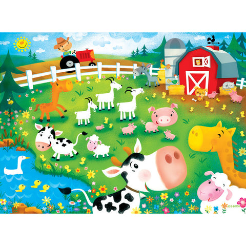 Lil Puzzler Old MacDonald's Farm 24-Piece Puzzle 12225