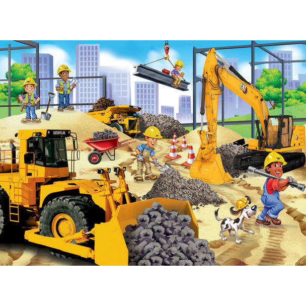 CAT Building Time 100-Piece Puzzle 12306