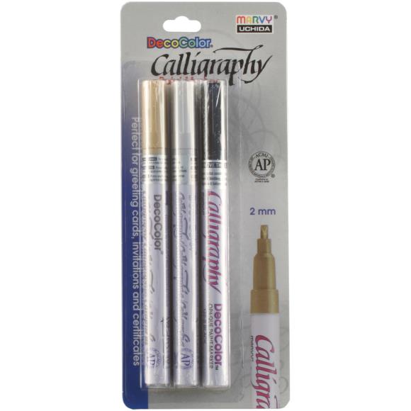 DecoColor Calligraphy Paint Marker Set 125-3C