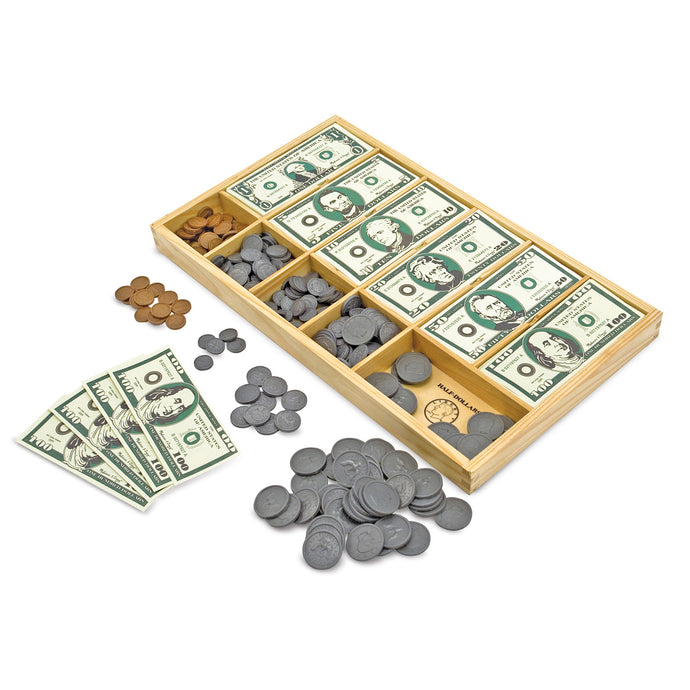 Melissa & Doug Play money set