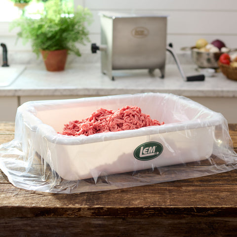 Plastic Meat Lug Liners 1293 pictured in lug