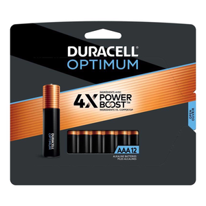 Optimum AAA Alkaline Batteries 032 12pk