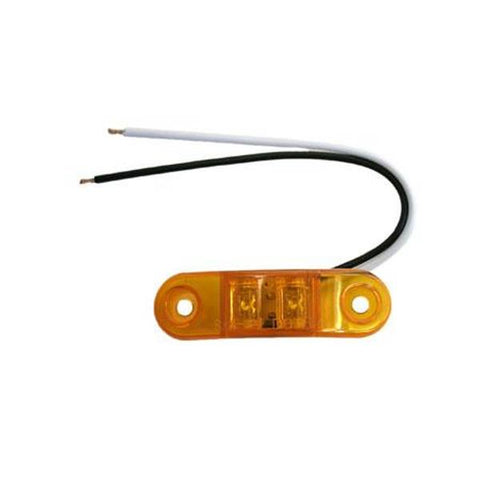 12 volt Amber Oblong Clearance/Side Marker Auto LED Light