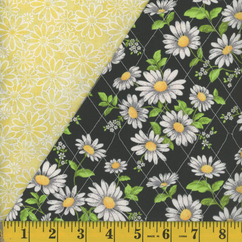 daisy dream, Printed Quilted Cotton Fabric 1415