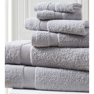 Lunar Rock Blissful Bath 6-Piece Plush Cotton Towel Set