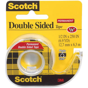 0.5" x 250" Scotch Permanent Double-Sided Tape