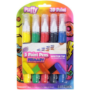 5-Pack Puffy Paint Pens 136084