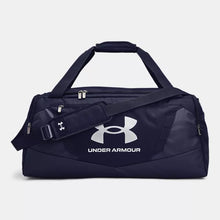 Midnight Navy, Metallic Silver Duffle