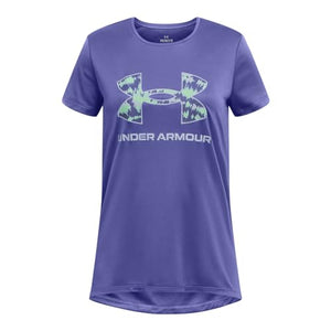 Under Armour Youth Girls' UA Tech Print Fill Big Logo T-Shirt