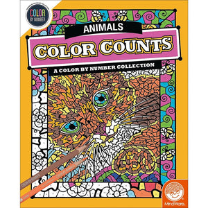 Animals Color Counts Color-by-Number Book 13774471