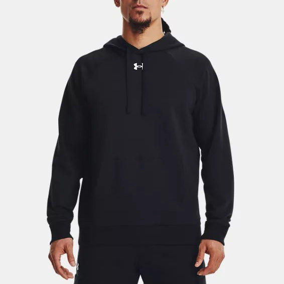 Black Men's Rival Fleece Hoodie 1379757