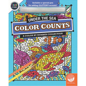 Under the Sea Color Counts Color-by-Number Book 13946340