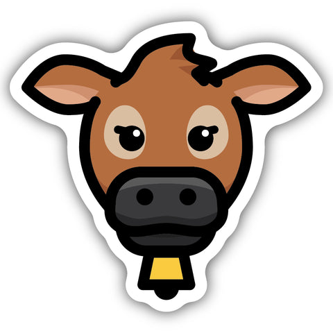 Cow Bell Sticker 1410-LSTK