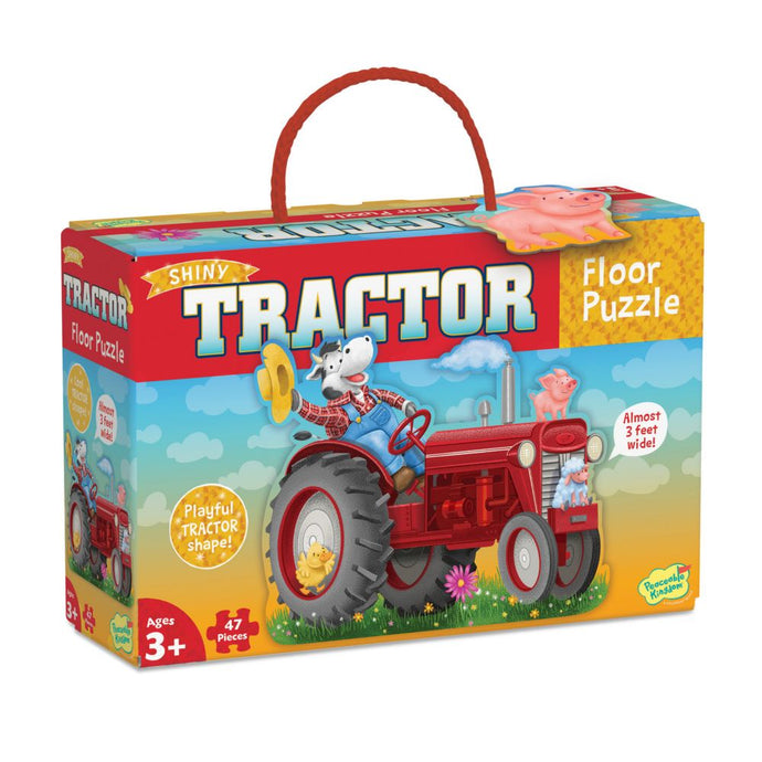 Shiny Tractor Floor Puzzle 14125381