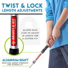 twist and lock length adjustments