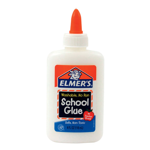 Elmer's School Glue in a 4 oz. bottle
