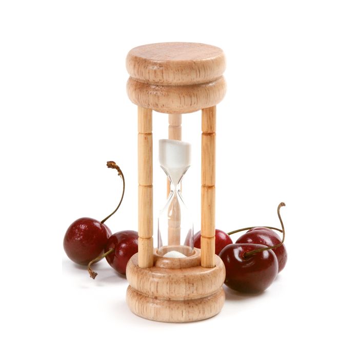 3 Minute Wooden Hourglass Timer 1473