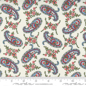 Moda Belle Isle Collection Paisley Cotton Fabric 14923