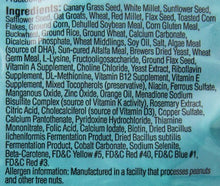 Ingredients Cockatiel Food 5 lb 100037163