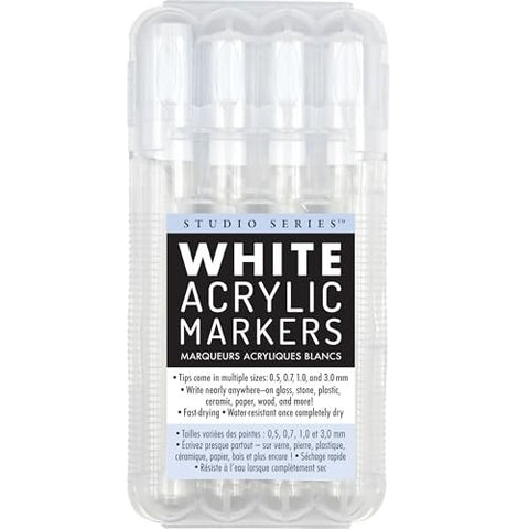 Studio Series White Acrylic Markers 344830