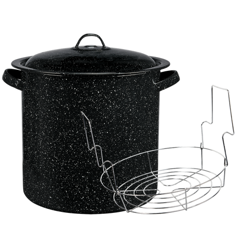 Granite Ware 15.5-quart Canner with jar rack