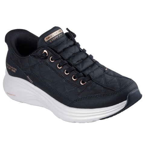 Skechers Slip-ins women's Contour Foam - Cozy Fit Golden Hour shoe in black