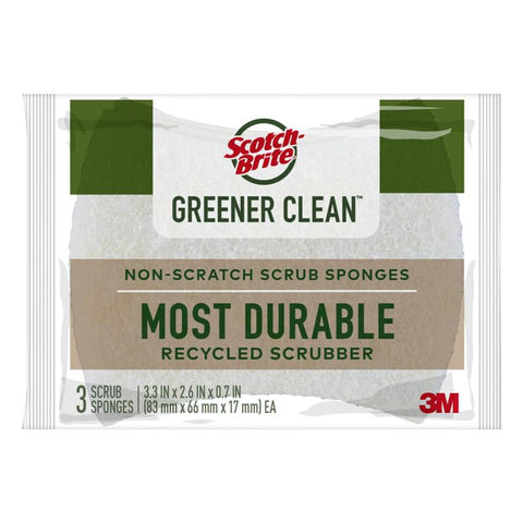Scotch-Brite Greener Clean Non-Scratch Scrub Sponges 97033 in package