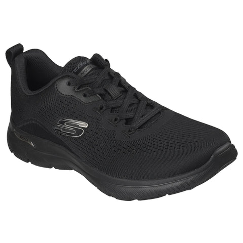 Skechers women's Arch Fit Summits Daily Flow shoe in black