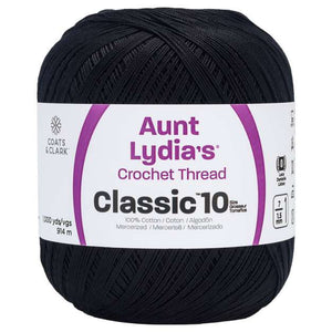 Aunt Lydia's Crochet Cotton Special Value Thread Size 10 Natural 1000 Yards  