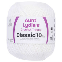 White Crochet Thread Classic 10 Value Rolls 151-0201