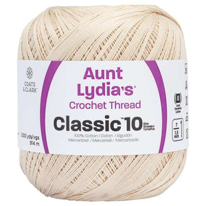 Natural Crochet Thread Classic 10 Value Rolls 151-0226
