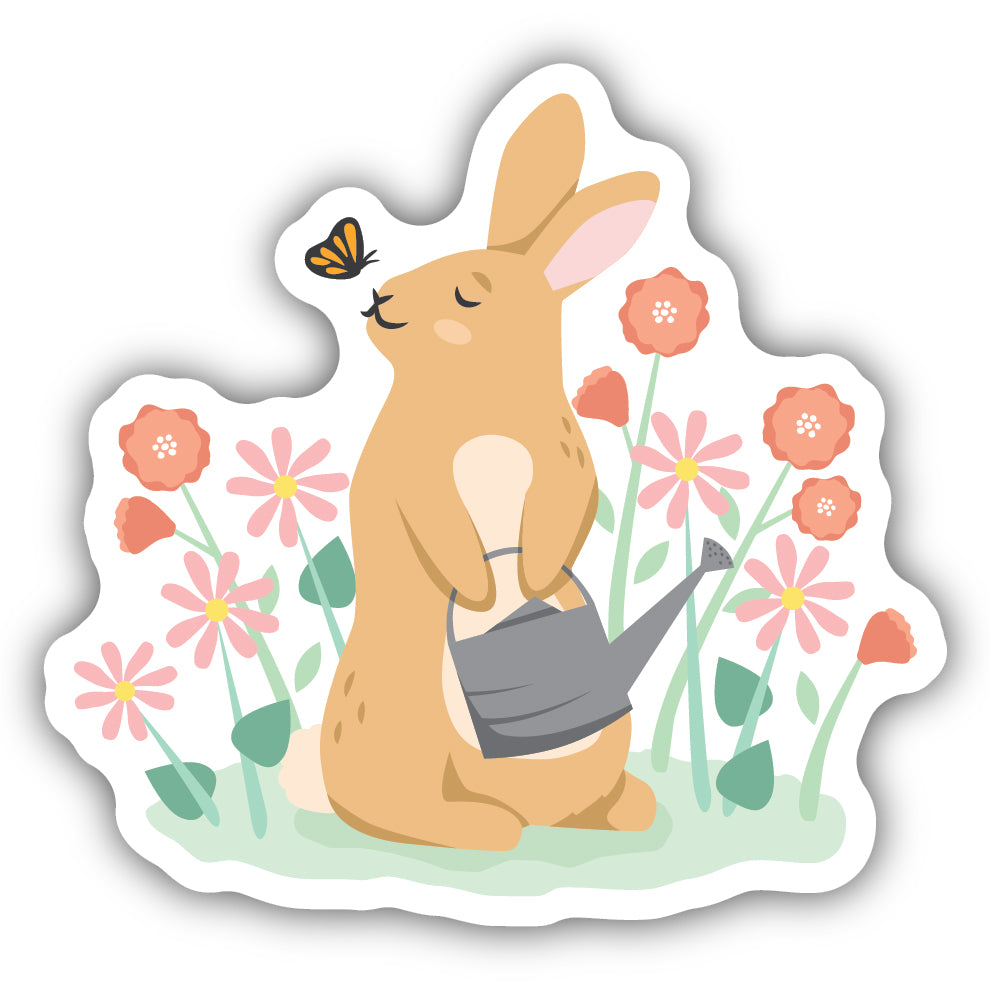 Rabbit Garden Sticker 1544-LSTK