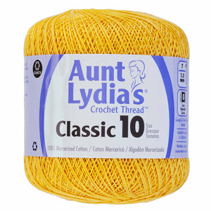 Golden Yellow crochet thread
